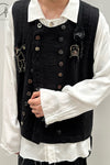 ARCHIVIO J.M.Ribot hand-decorated waistcoat GL08/LB/TOPPE